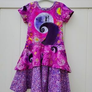 Custom Girls NBC Dress with double skirt